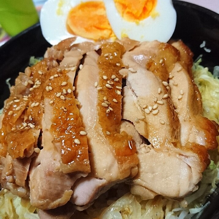 スタミナ飯！男の照り焼き丼